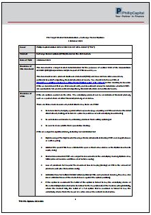 Target Market Determination (TMD) - Options