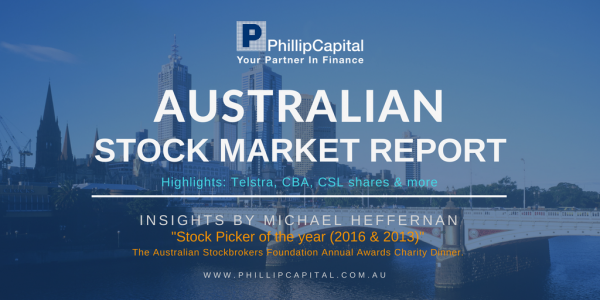 Australian Stock Market Report Telstra Cba Csl Shares More